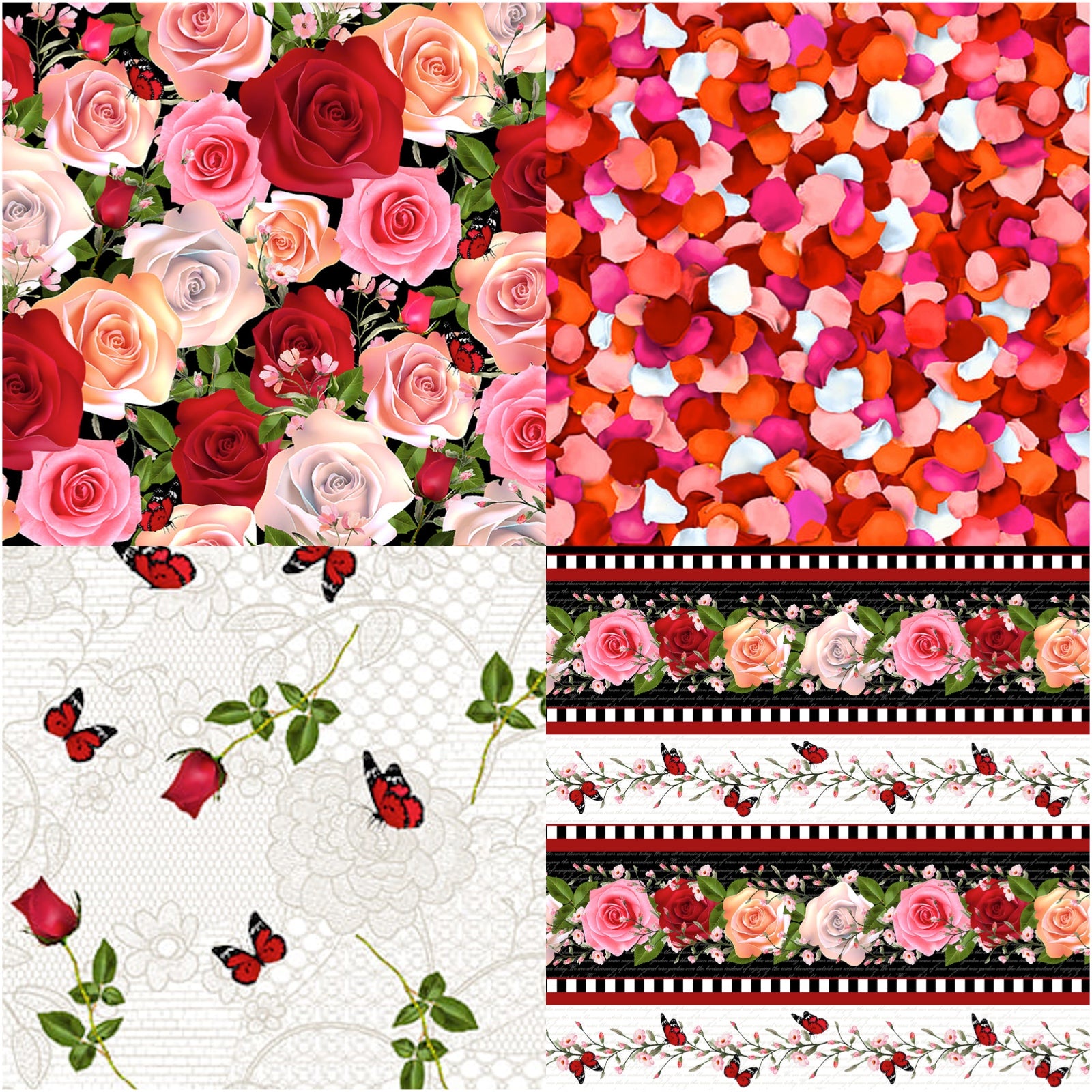 La Vie en Rose by Tango Twist Designs – The Fabric Candy Shoppe