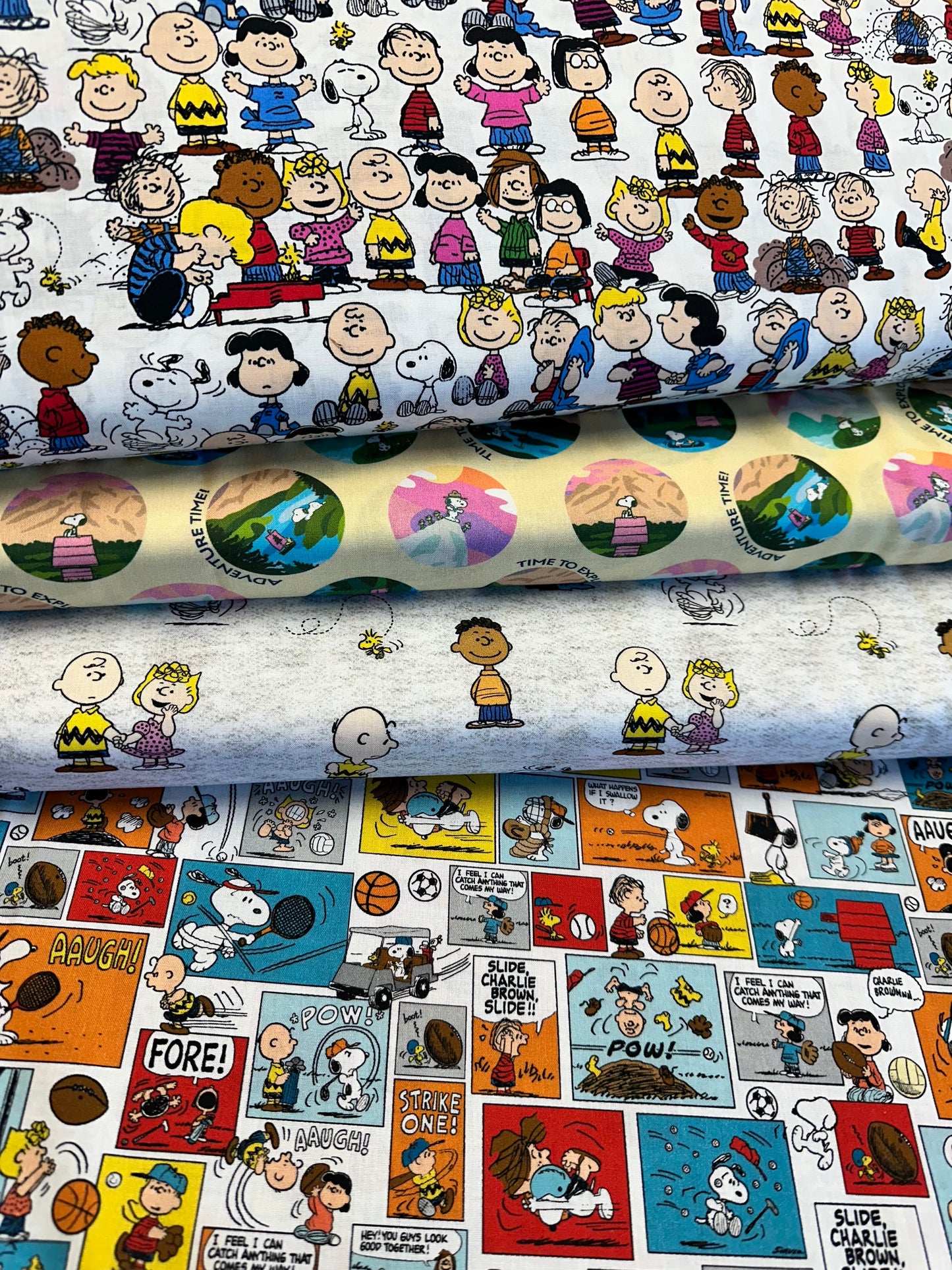 Licensed Peanuts Gang 73288G550210 Cotton Woven