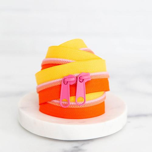 30" Zipper Papaya Punch SSCZ38 by Stitch Supply