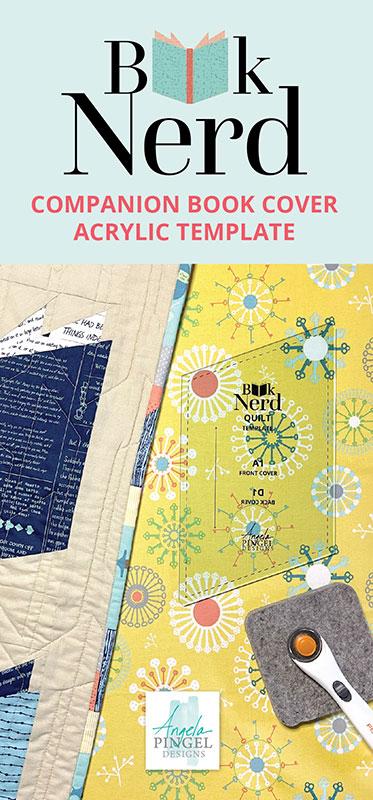 Book Nerd Quilt Template APBNT101 by Angela Pingel #1