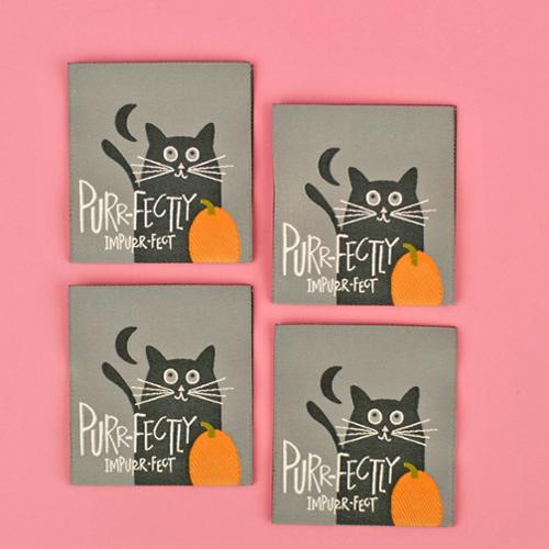 Sew In Labels Purr-fectly Impur KC428 by Kati Cupcake