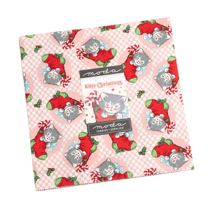 Kitty Christmas by Urban Chiks 10" Squares Bundle of 42   31200LC Bundle