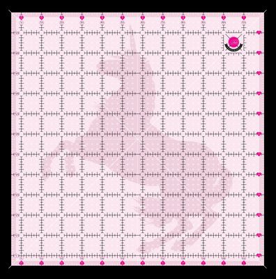 Tula Pink Hardware 12.5in x 12.5in Unicorn Ruler TP2SQ12 Ruler