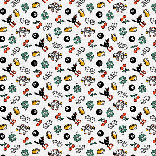 Timeless Tattoos Lucky Tattoo Toss White 38025893 WHITE Organic Cotton Woven