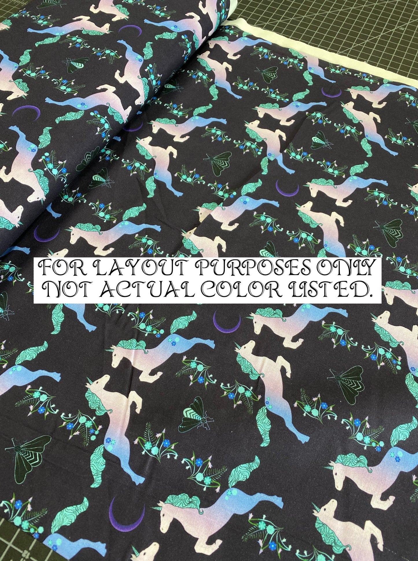 Luxury Unicorns 4501-365 Cotton Woven Fabric