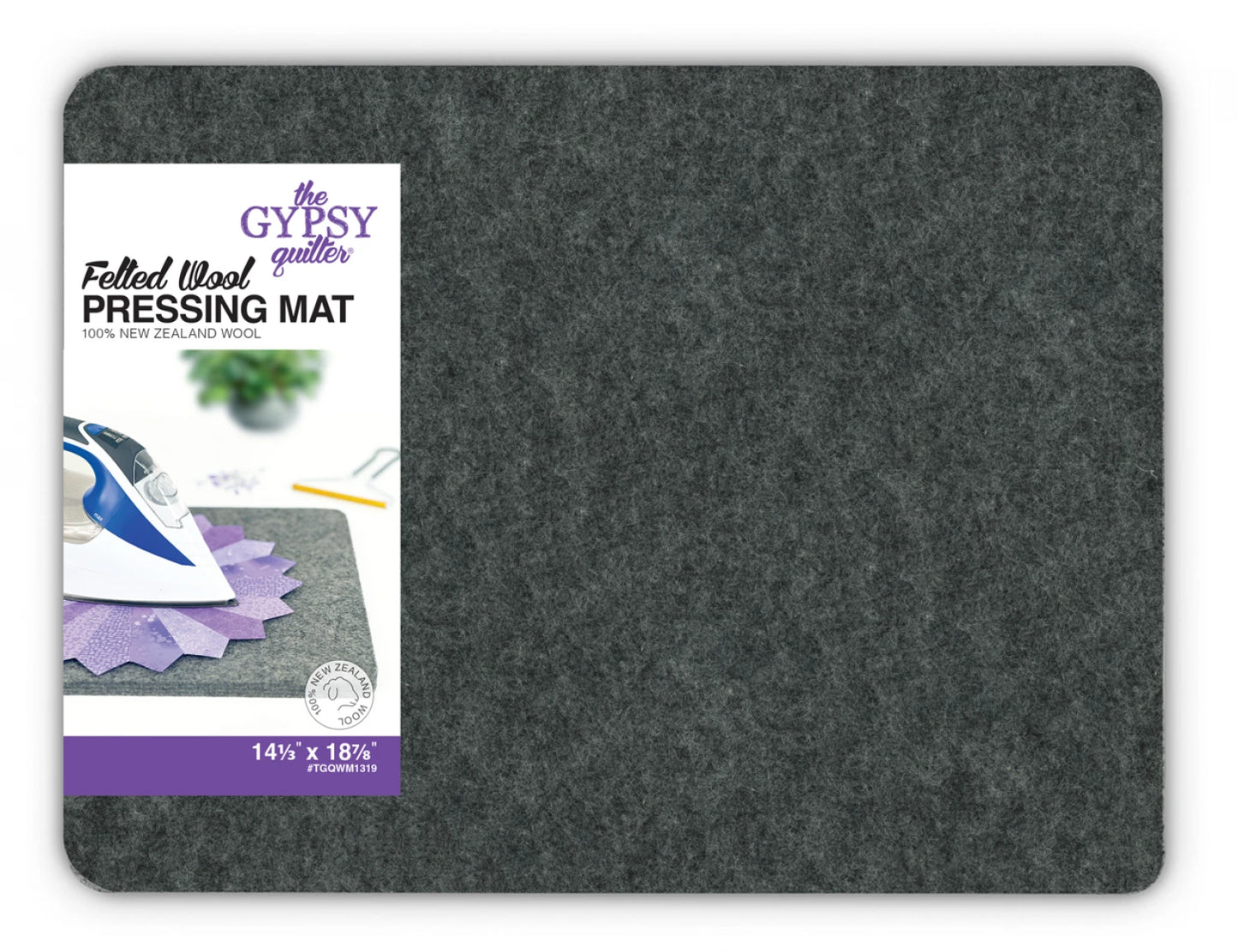 Wool Pressing Mat 14-1/3in Wide x 18-7/8in Long x 1/2in Thick TGQWM1319