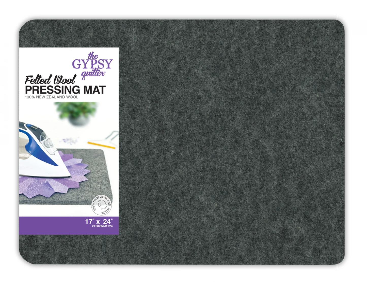 Wool Pressing Mat 17in x 24in x 1/2in Thick TGQWM1724