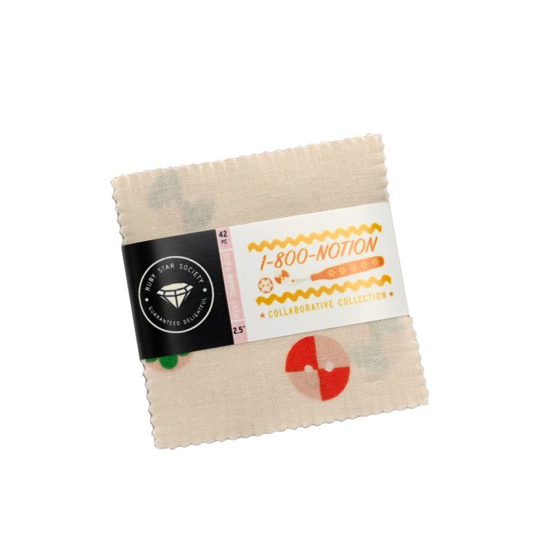 1-800-Notion 42 Piece 2.5"x 2.5" Mini Charm Pack RS5207MC by RSS