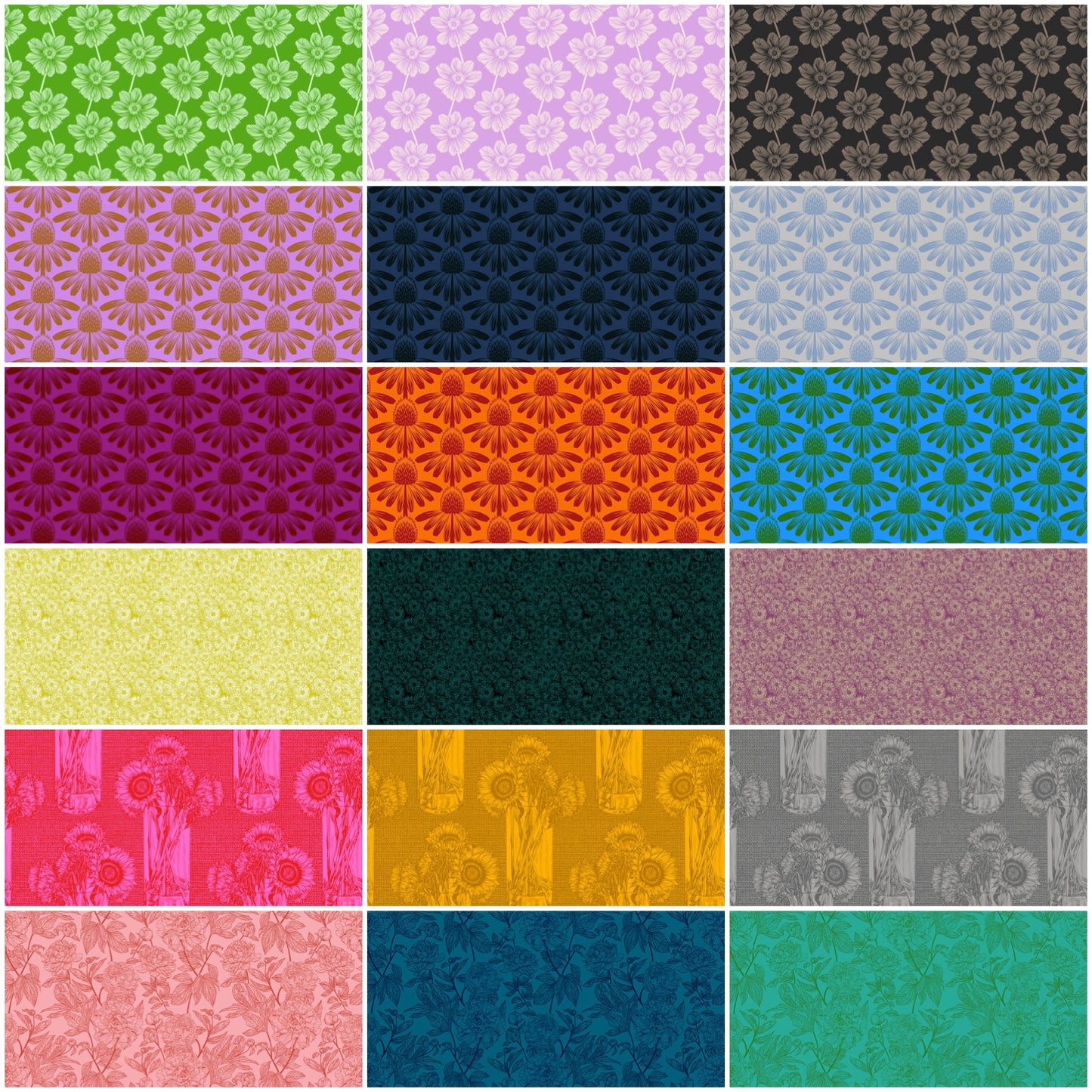 Indelible by Anna Maria Textiles Fat Quarter Bundle of 18 Prints FQINDEL18-10 Bundle