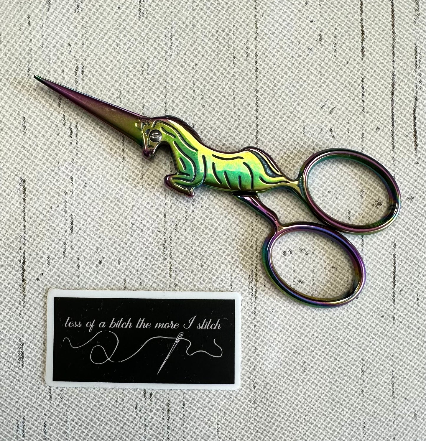 Less of a Bitch the More I Stitch Vinyl Sticker (TFCS Exclusive Sticker)