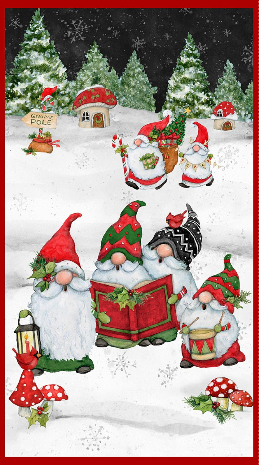 Lewis & Irene - Christmas Tree - Cotton Quilting Fabric by the yard -  Christmas Fabric - Santa Claus