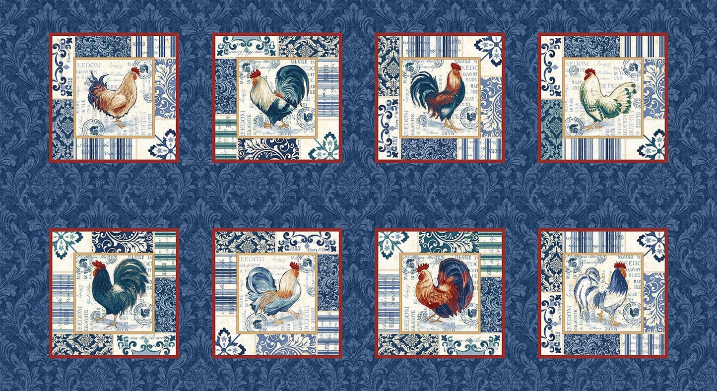American Pride by Geoff Allen 24" Panel 8" Blocks 7924-77 Cotton Woven Panel