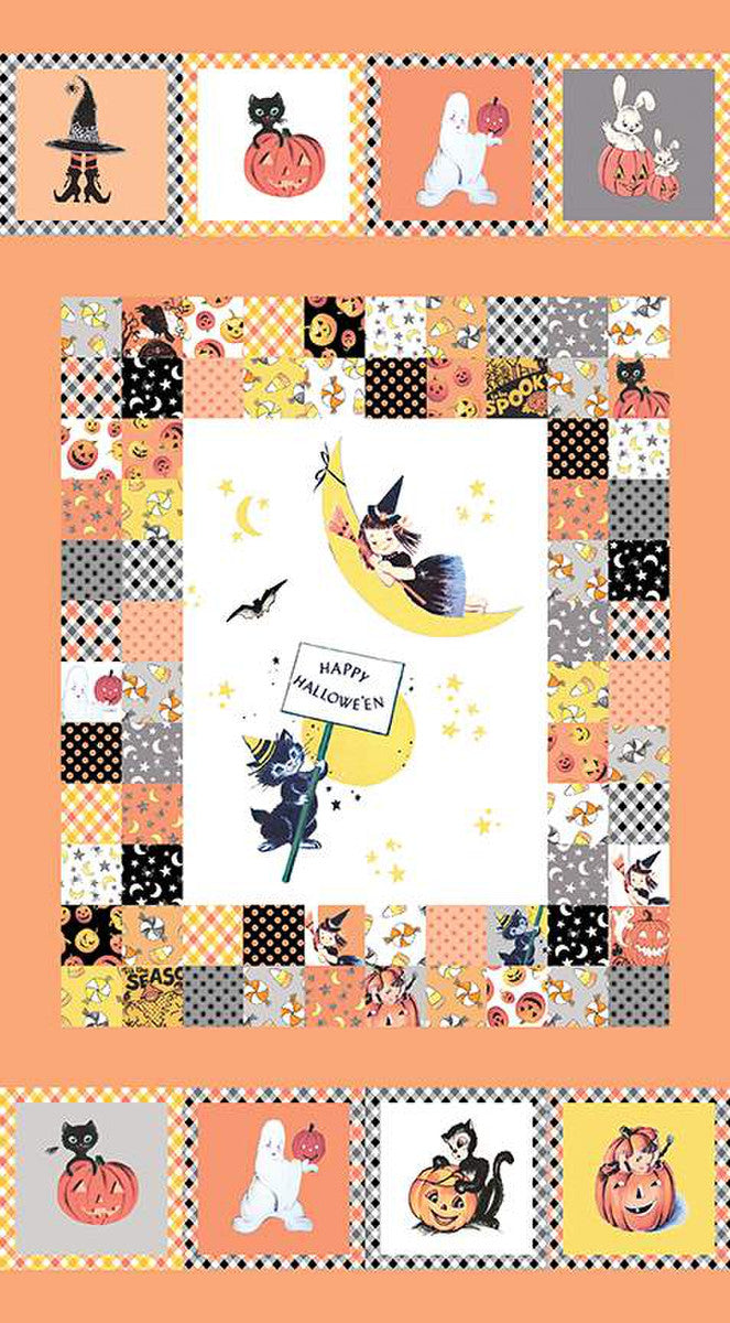 Fright Delight by LIndsay Wilkes of the Cottage Mama 24" Panel P13237-PANEL Cotton Woven Panel