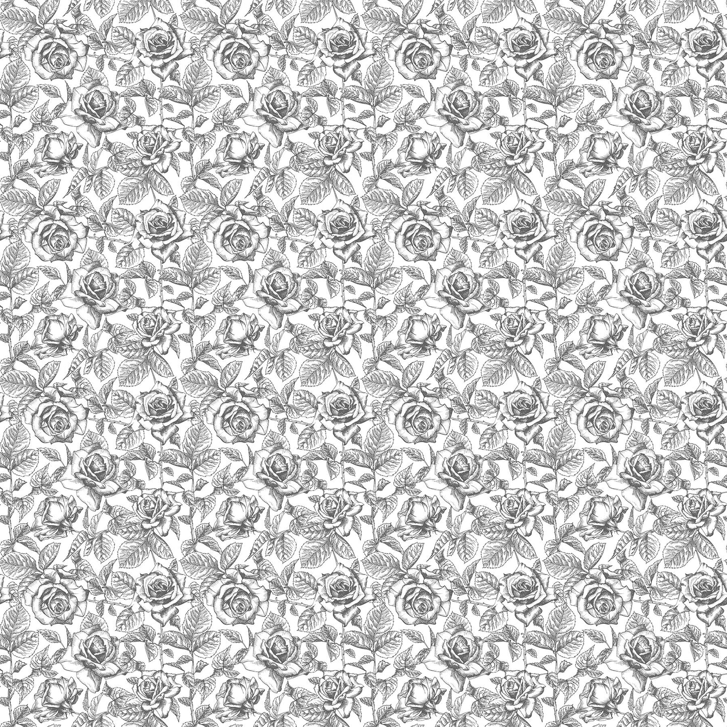 'Till Death Us Do Part by Deborah Edwards White/Gray 28114-10 Cotton Woven Fabric