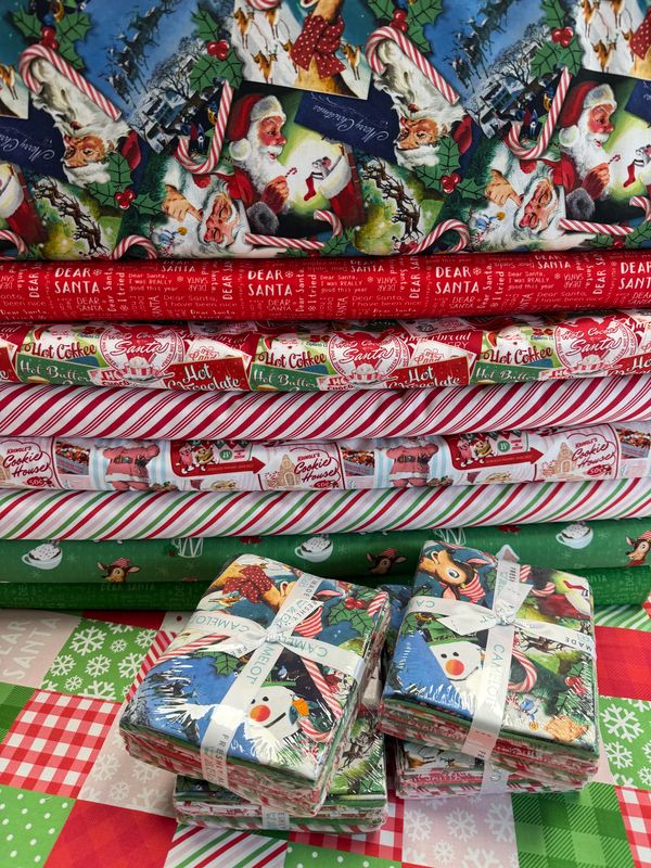 Letters to Santa FY Bundle of 9 Prints by Camelot Fabrics