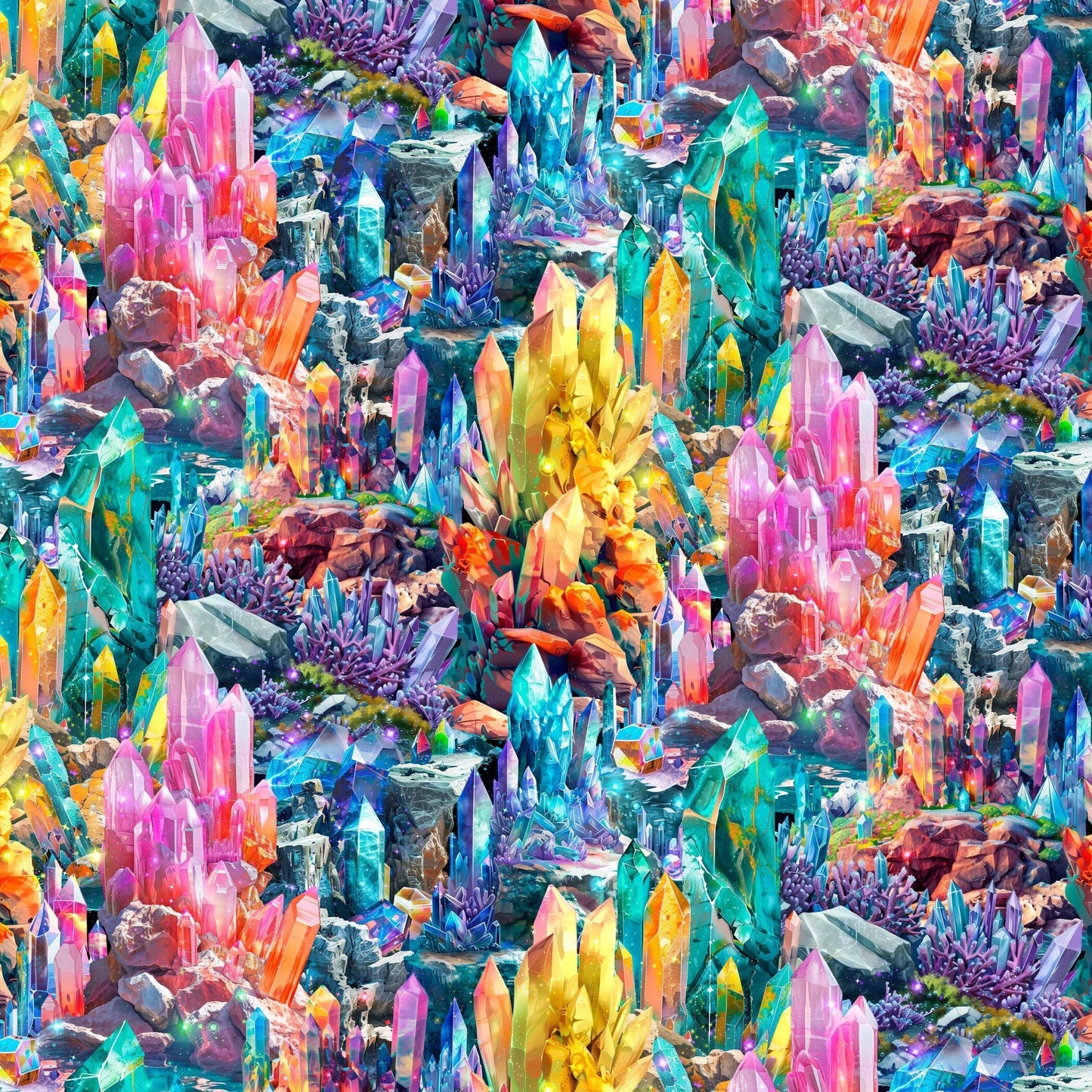 Divine Oceania by Aimee Stewart Sea Crystal DDC12609-Multi Cotton Woven Fabric