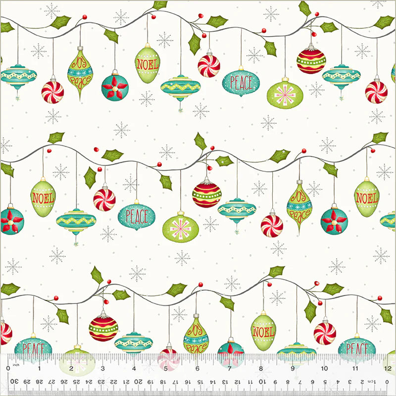 A Very Terri Christmas Deck the Halls Ivory 54102-4