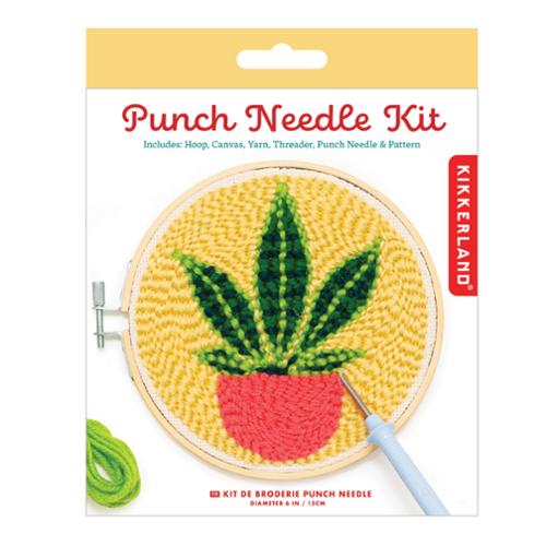 Punch Needle Kit Plant GG253 by Kikkerland