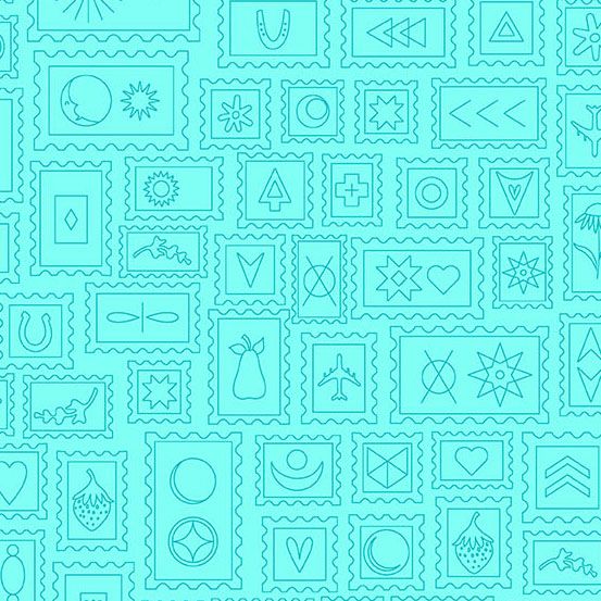Color Camp Grove Light Aqua 10424-T by Alison Glass