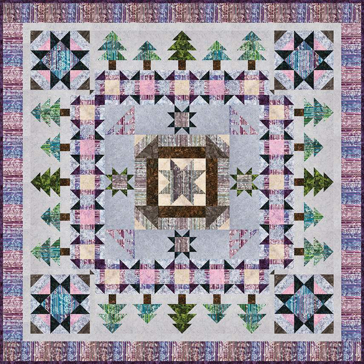 A Walk in the Woods Quilt Kit USA Shipping Included in Price