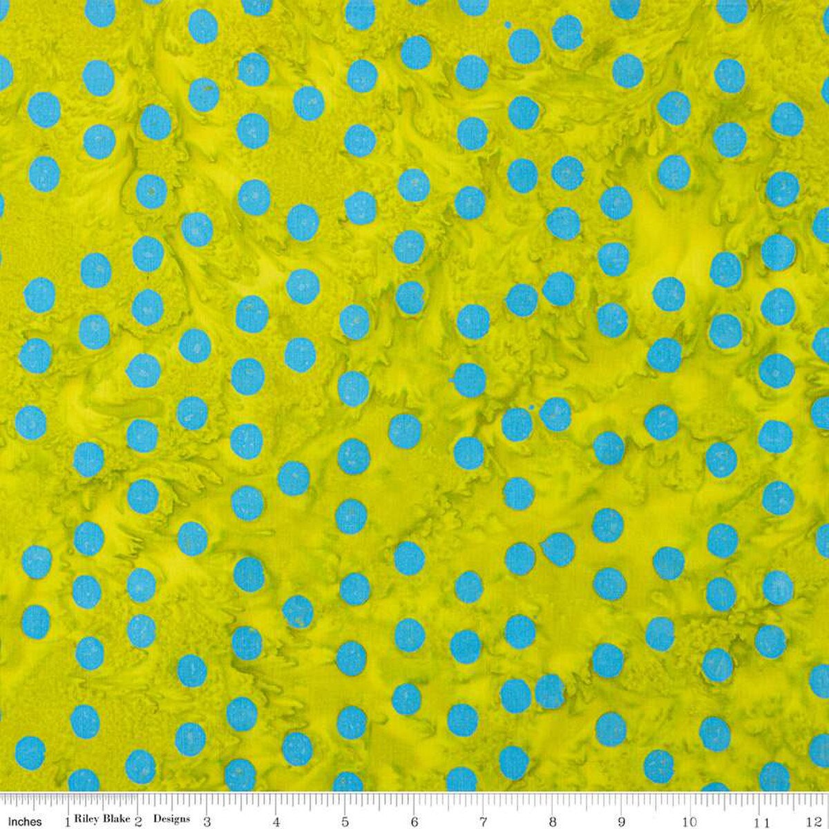 Expressions Batiks Elementals Polka Pop Green Apple BT21400-314
