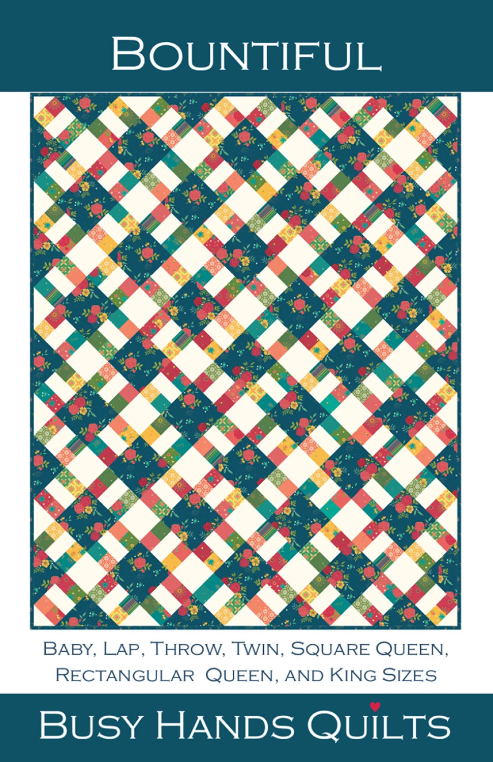 Sweet Stitchers Sew-Along September Kits for Bountiful by Busy Hands Tula Pink True Colors Cool
