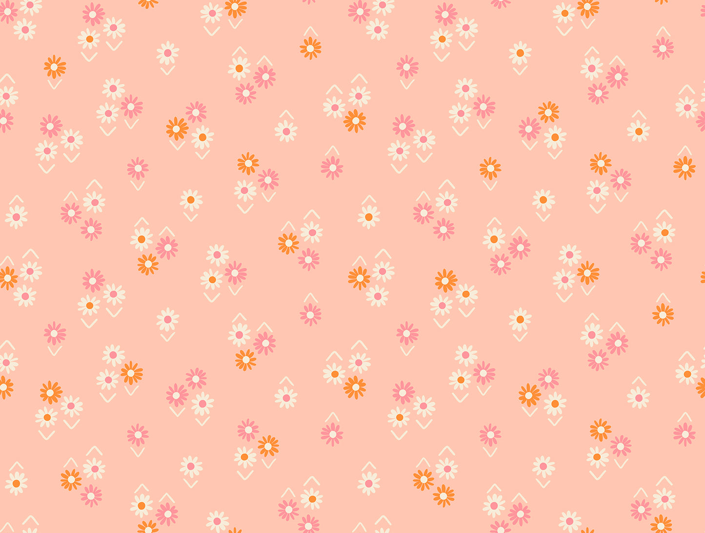 Juicy by Melody Miller of Ruby Star Society Baby Flowers Peach RS0092.12 Cotton Woven Fabric