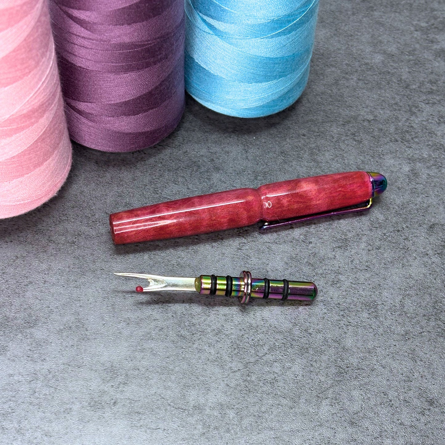 Seam Ripper Rose Rainbow by Fetch Woodcrafts