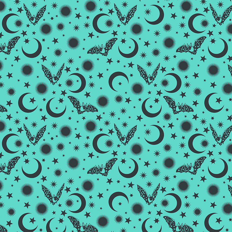 De La Luna by Tula Pink  Batty Phantom  PWTP114.Phantom   Cotton Woven Fabric