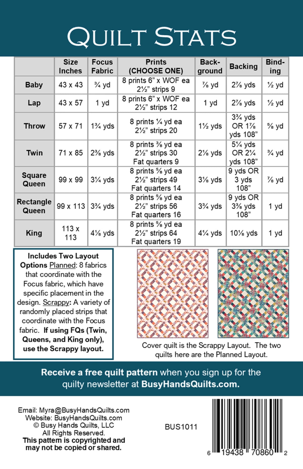 Sweet Stitchers Sew-Along September Kits for Bountiful by Busy Hands Tula Pink True Colors Cool