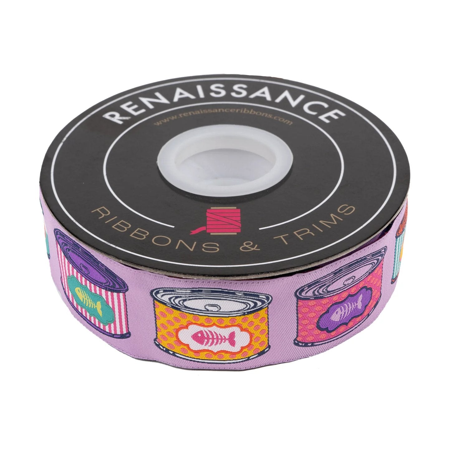 Tula Pink Tabby Road Ribbon 1.5” Ribbon Cat Snacks tk-114-38mm-col-1 Priced per Yard