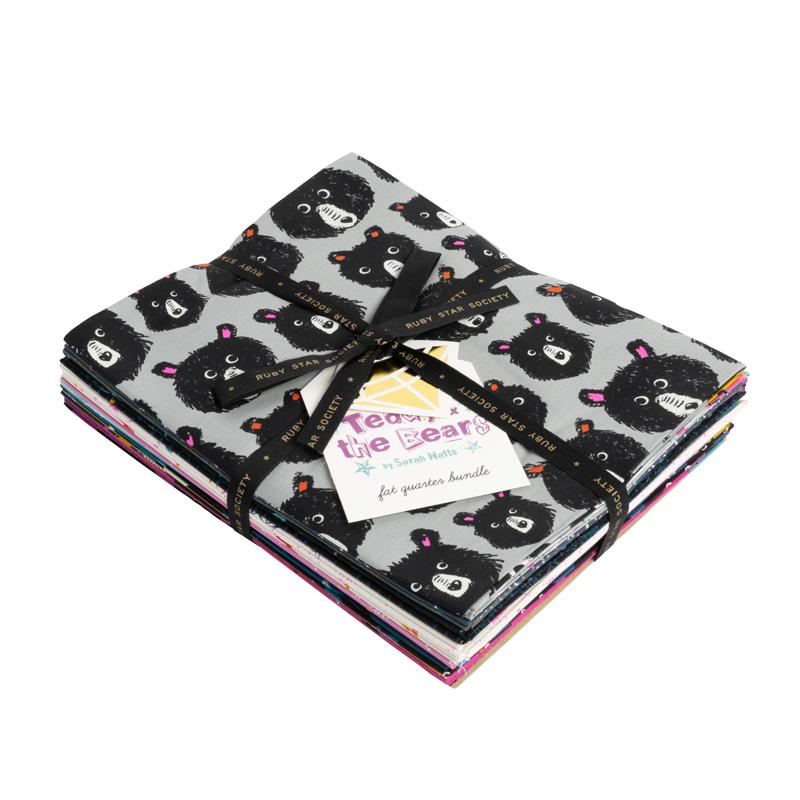 Teddy & The Bears by Sarah Watts of Ruby Star Society Fat Quarter Bundle of 25 RS2102FQ Bundle