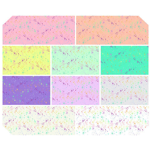 Tula Pink True Colors Fairy Dust 5" Squares Bundle of 42 FB6CPTP.FAIRYDUST Cotton Woven