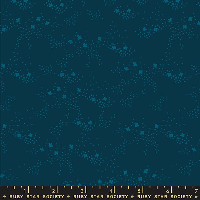 Dog Park by Sarah Watts of Ruby Star Society Field Teal Navy    RS2100-14 Cotton Woven Fabric