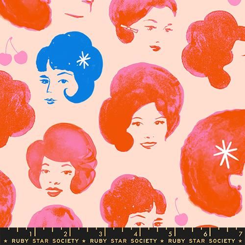 Sparkle Mart Dotties Friends Novelty Ladies Vintage Retro Kitsch Peach Blossom RS0120 15 by Melody Miller of RSS