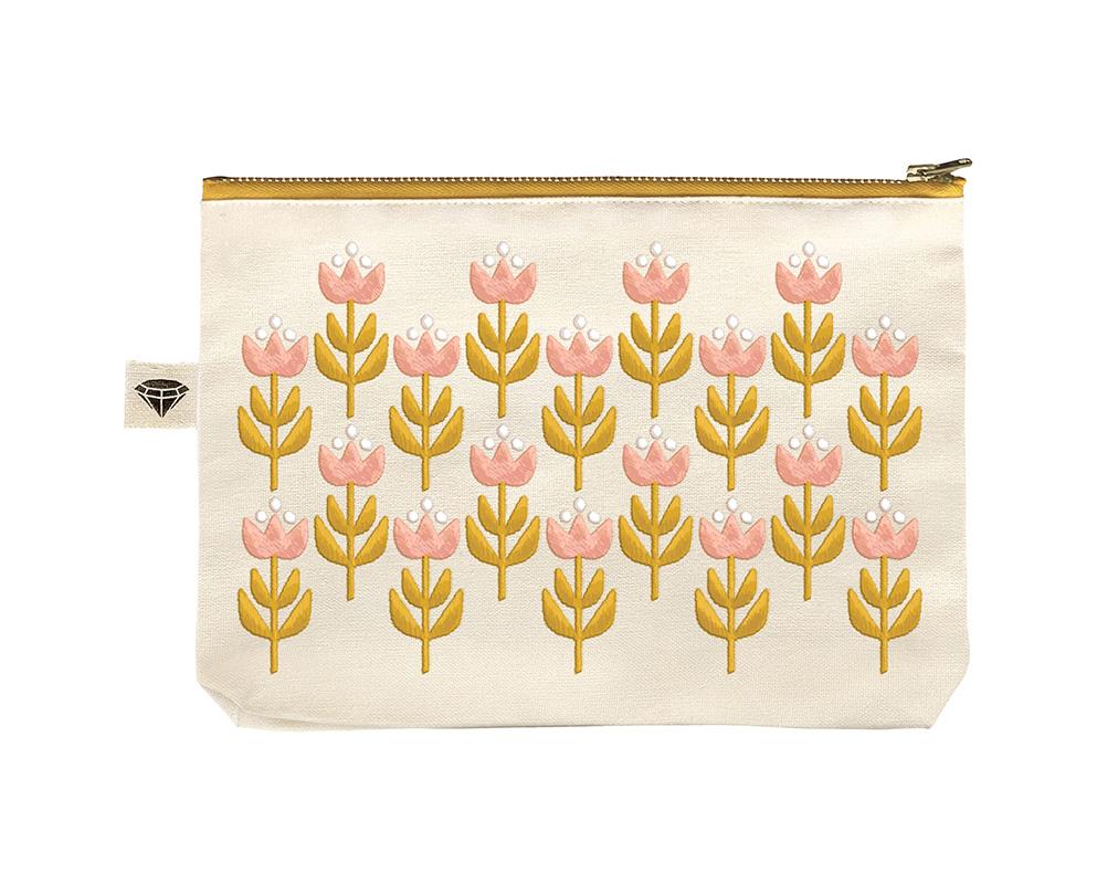 Ruby Star Society Gathering Embroidered Pouch by Rashida Coleman Hale & Kim Kight RS7079