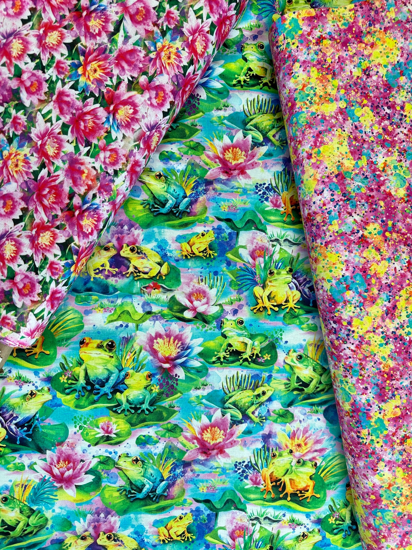 Hip Hop Lily Pads 597681 Cotton Woven Fabric