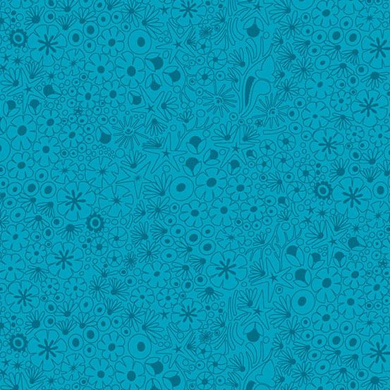 Color Camp Dusk Shallows Peacock 10422-T by Alison Glass