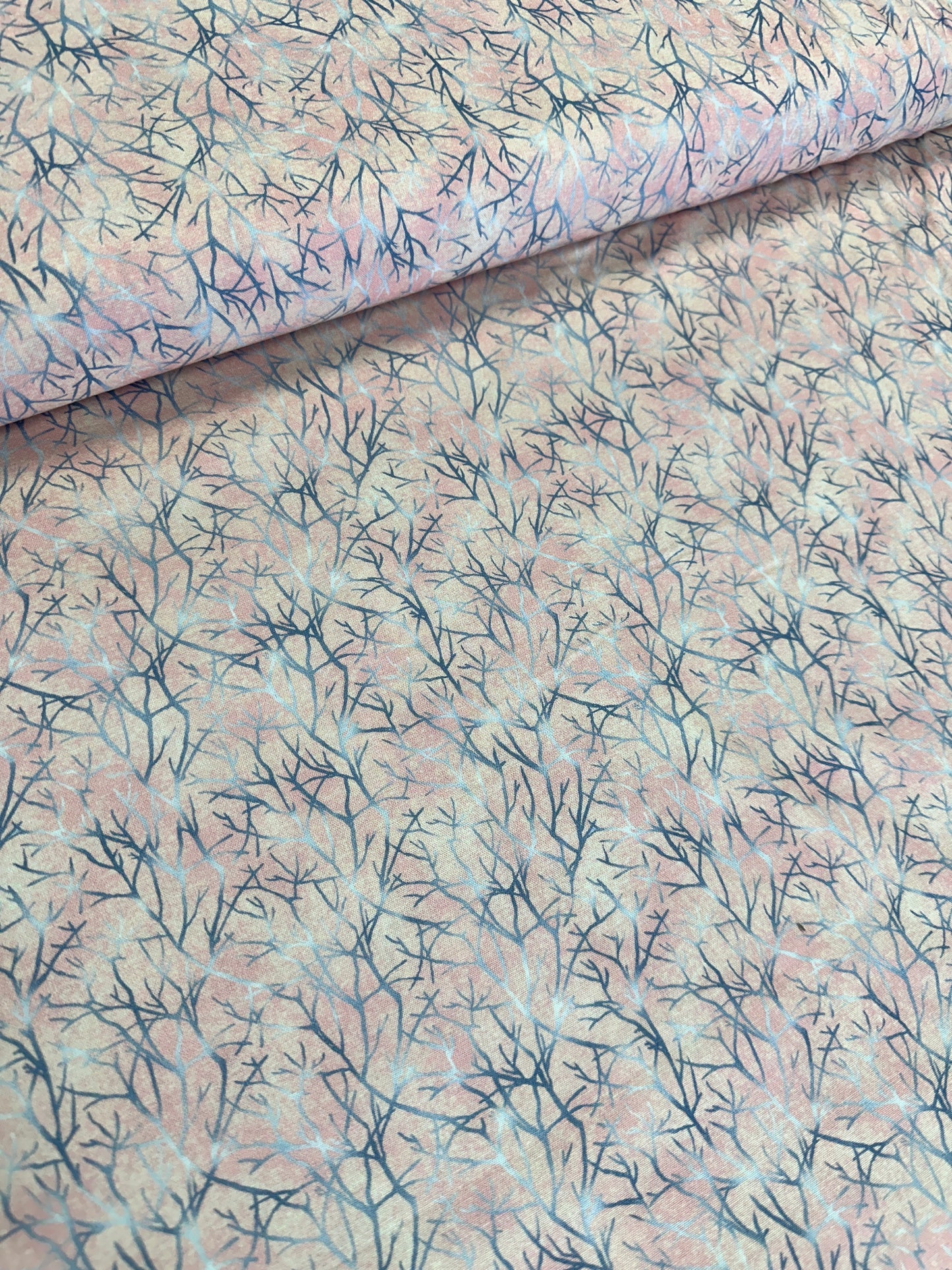 Jacqueline Small Packed Twigs 26561C Cotton Woven Fabric