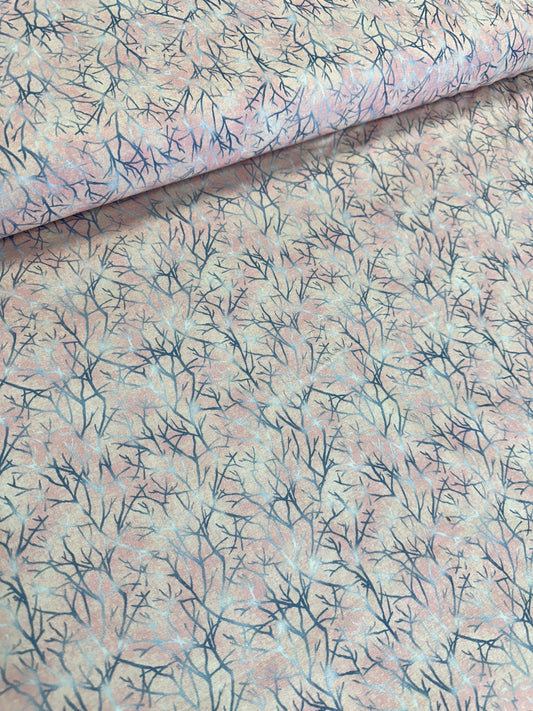 Jacqueline Small Packed Twigs 26561C Cotton Woven Fabric