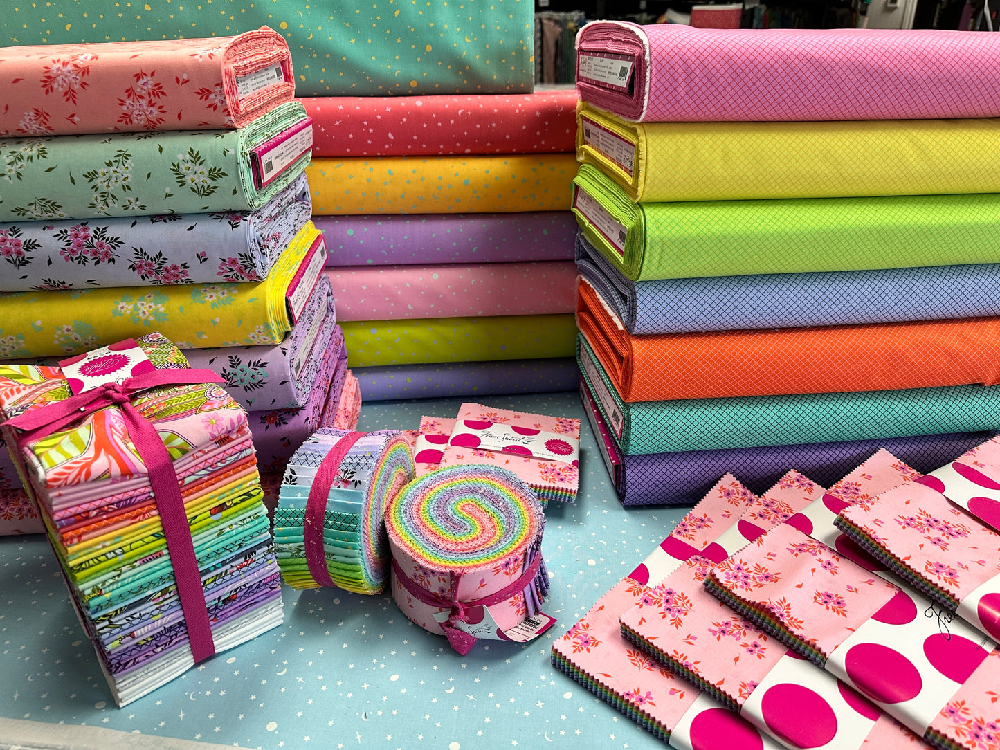 Tula Pink’s Full Moon Forest II 10" Squares Bundle of 42 FB610TP.FULLMOON Bundle