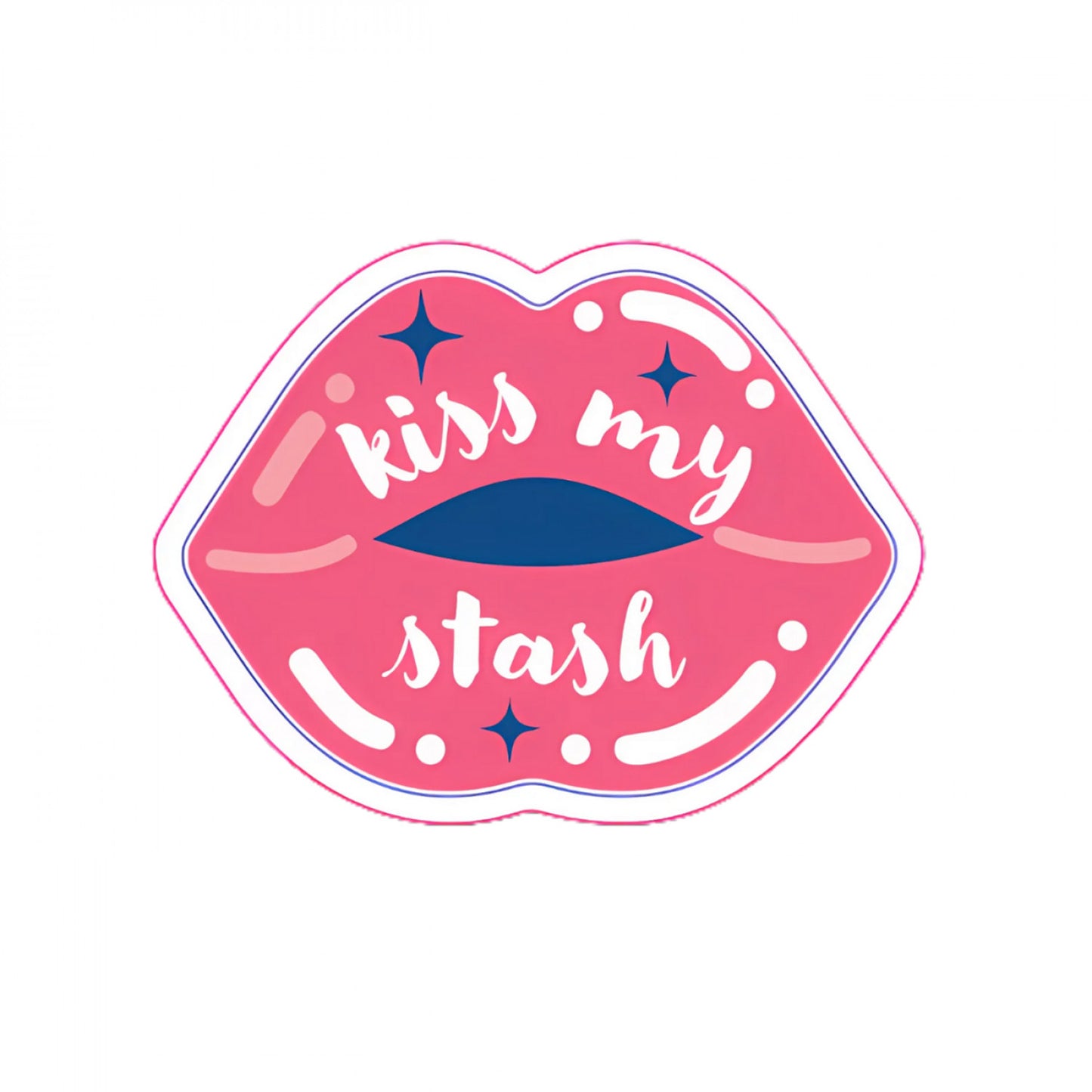 Vinyl Sticker by Heather Valentine Kiss My Stash TSL-S2402