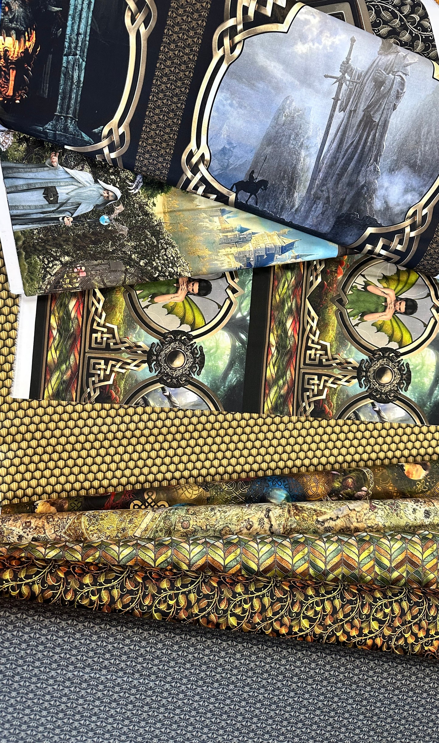 Legendary Journeys Maps Multi 5LJ-1 Cotton Woven Fabric