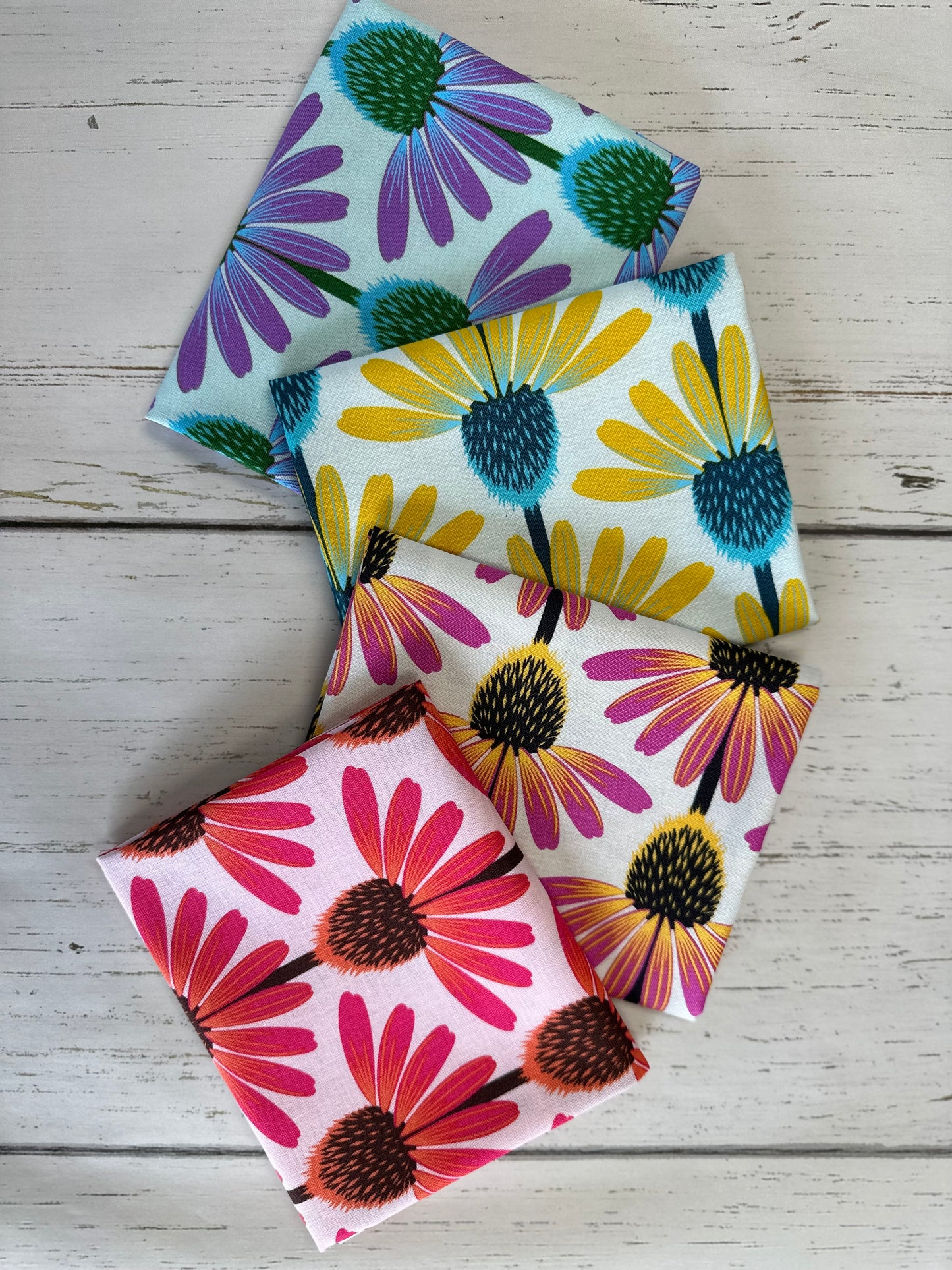 Love Always, AM 2 Echinacea True PWAH075.TRUE Cotton Woven Fabric