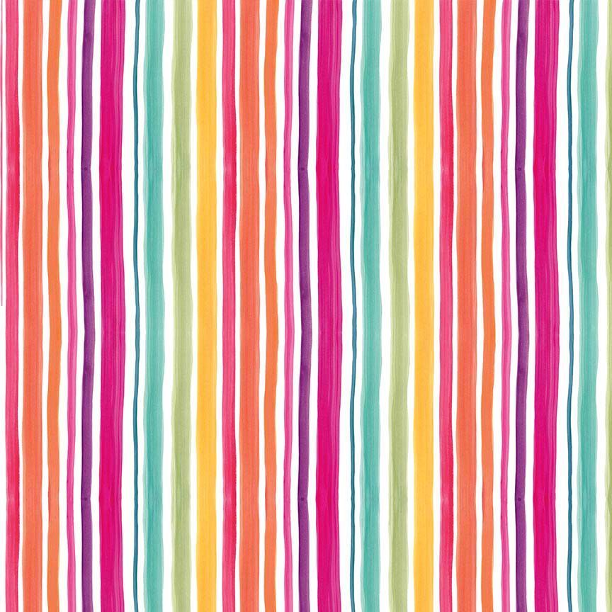 Fruity Popsicles Beach Stripe YVETTE-CD4296 Multi by Yvette St. Amant