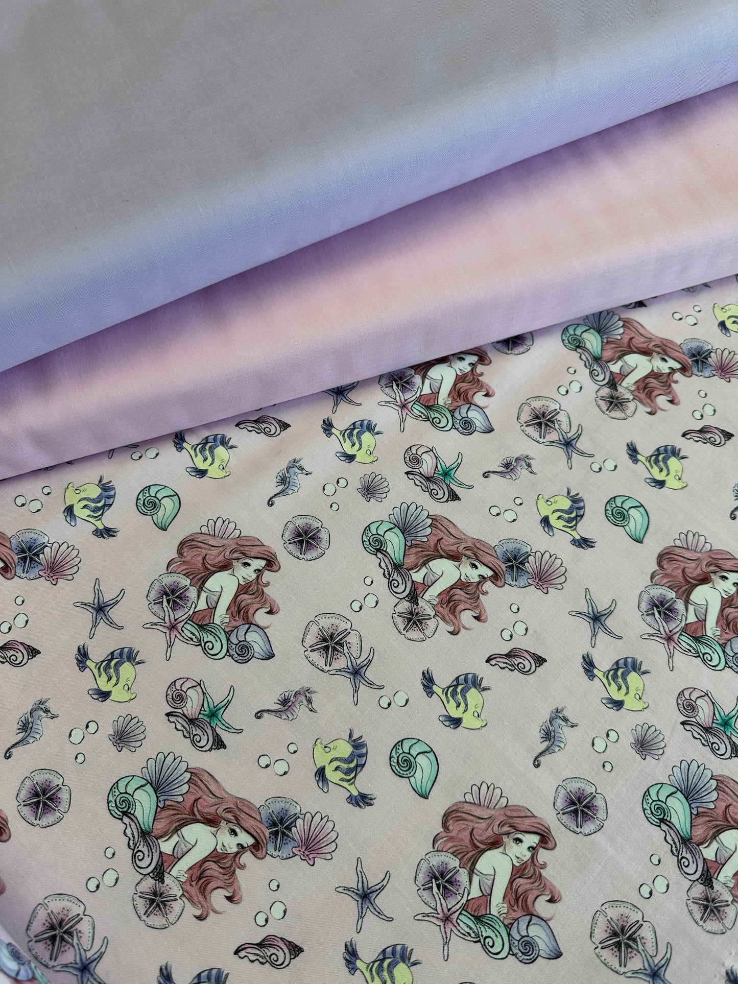 Licensed Prints Ariel And Friends Pearl 79638-A620715 Cotton Woven Fabric