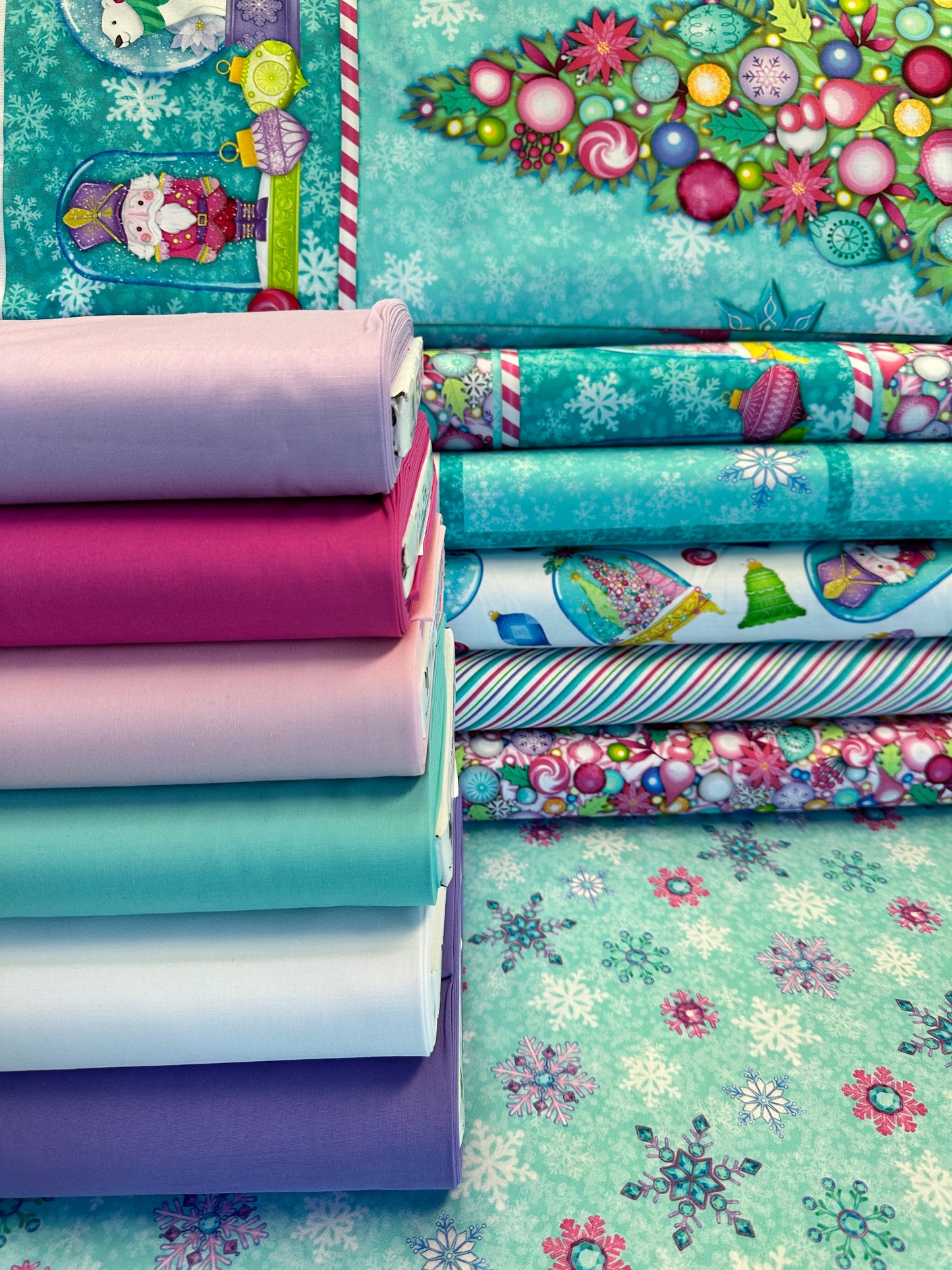 Fairy Dust Colorworks Solid 9000-203 to match Merry and Bright By Michael Zindell Designs Cotton Woven Fabric