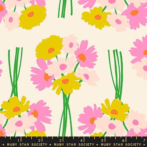 Sparkle Mart Flower Dept Florals Vintage Retro Natural RS0118 11 by Melody Miller of RSS