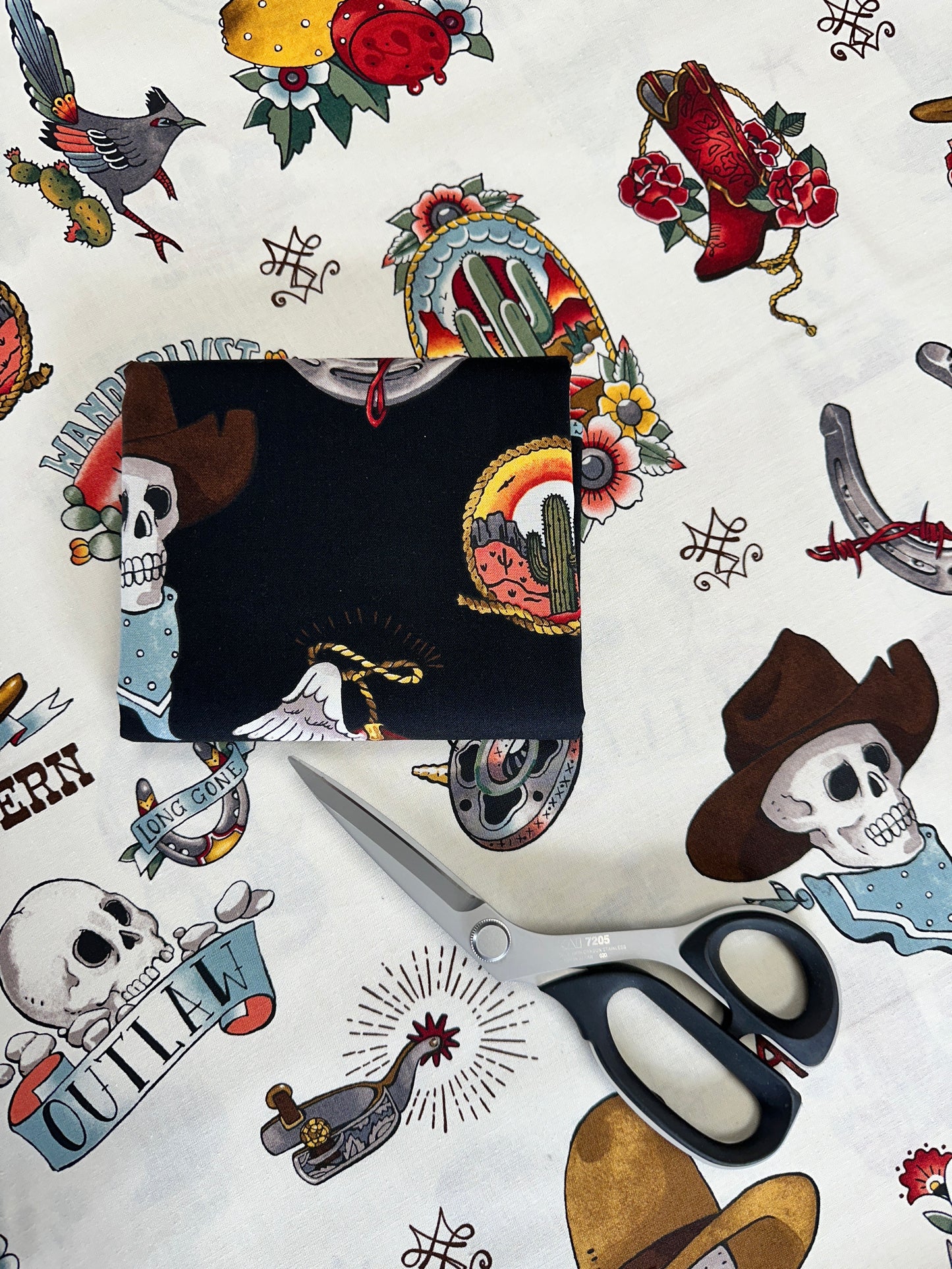 Nicole's Prints Forever Western Black 9059b Cotton Woven Fabric