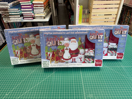 Multicolor Santa Suit Quilt Kit Box 3W-55QK-Box